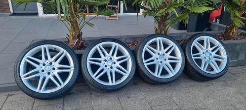 19 inch mercedes AMG breedset velgen Michelin pilot, Auto-onderdelen, Banden en Velgen, Banden en Velgen, Zomerbanden, 19 inch