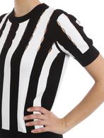 Michael Kors nieuwstaat streep zwart wit truitje  34/36 CHCS, Michael Kors, Zwart, Ophalen of Verzenden, Zo goed als nieuw