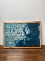 Joker Poster (Heath Ledger) in Zware, Ambachtelijke Lijst, Ophalen, Met lijst, Deurposter of groter, Rechthoekig Liggend