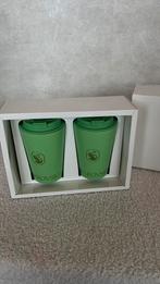 Swarovski koffie bekers set va 2 stuk groen, Verzamelen, Swarovski, Ophalen of Verzenden, Zo goed als nieuw, Sieraad of Horloge