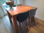 Eettafel, Huis en Inrichting, Tafels | Eettafels, Ophalen, Gebruikt, 100 tot 150 cm, Eikenhout