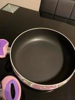 2 stuks pannen met deksel, Ophalen of Verzenden, Zo goed als nieuw, Rvs, Pannenset