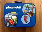 Playmobil Puzzel brandweer 4 in 1 in koffer -compleet, Ophalen of Verzenden, Meer dan 50 stukjes, Gebruikt, 6 jaar of ouder