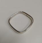 Vintage 835 Zilveren Bangles Slavenarmband rechthoekig, Ophalen of Verzenden, Zo goed als nieuw, Zilver, Zilver