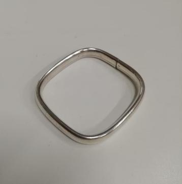 Vintage 835 Zilveren Bangles Slavenarmband rechthoekig beschikbaar voor biedingen