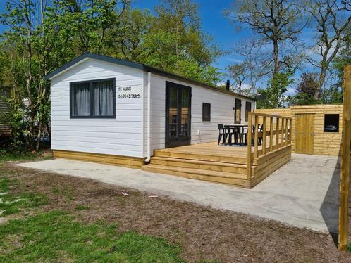 Nieuwe chalet camping Rijsterbos G78, Caravans en Kamperen, Stacaravans, Ophalen of Verzenden