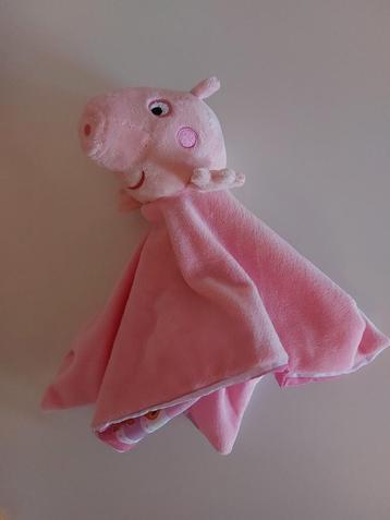 Peppa Pig knuffeldoekje roze beschikbaar voor biedingen