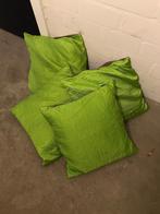 4 Kussens., Ophalen of Verzenden, Zo goed als nieuw, Groen, Vierkant