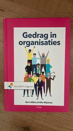 Ella Wijsman - Gedrag in organisaties, Sociale wetenschap, Ophalen of Verzenden, Zo goed als nieuw, Ella Wijsman; Gert Alblas