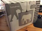 Ronde hanglamp Ollie olifant zwart-wit ruitjespatroon. nieuw, Kinderen en Baby's, Ophalen of Verzenden, Nieuw, Lamp
