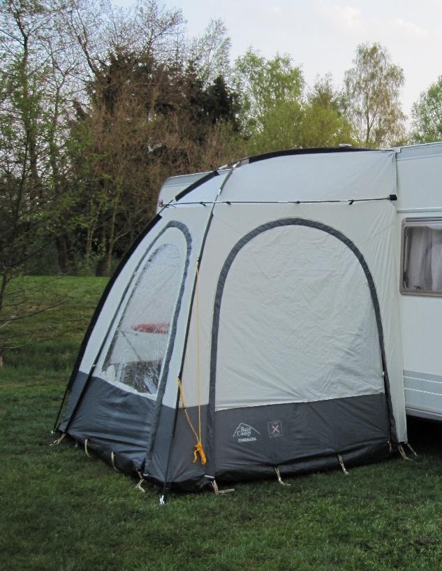 Lichtgewicht voortent BaseCamp Panorama, Caravans en Kamperen, Tenten, tot en met 2, Zo goed als nieuw, Ophalen