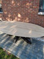 Ovale eettafel massief eiken 240x120cm, Ophalen of Verzenden, Nieuw