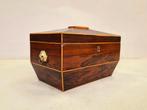 Theekist, Tea caddy, Empire, Palissander, 1820-1830, Antiek en Kunst, Ophalen of Verzenden