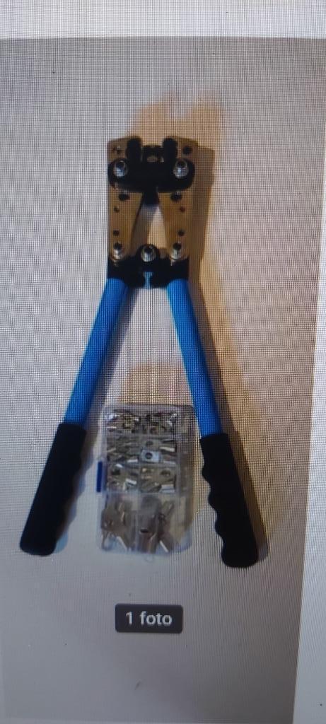 Krimptang incl. 60 kabelhulzen, Auto diversen, Autogereedschap, Nieuw, Ophalen of Verzenden