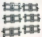 LEGO Duplo rechte rails 6x grijs treinspoor origineel set, Postbus 64461, Brunssum, Nederland, Verzenden, Kenduseditemsinfo@gmail.com