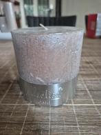 PTMD Kaars - 10,5 x 9 cm, Huis en Inrichting, Woonaccessoires | Kandelaars en Kaarsen, Overige materialen, Gebruikt, Bruin, Ophalen of Verzenden