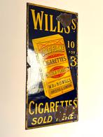 Emaille Bord, Ophalen, Gebruikt, Reclamebord