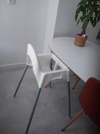 Witte Ikea kinderstoel, Ophalen of Verzenden, Gebruikt, Meegroeistoel