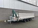 Henra 3500 KG elektrische kipper 400x200 cm + laadkraan!, Gebruikt, De Grift 15 Nieuwleusen, Ophalen of Verzenden, Transport Trading