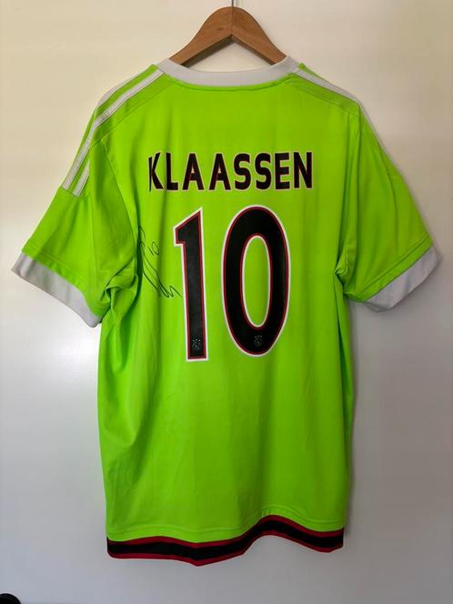 Ajax gesigneerd klaassen shirt maat XL met video bewijs, Sport en Fitness, Voetbal, Zo goed als nieuw, Shirt, Maat XL, Ophalen of Verzenden