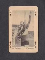 Speelkaart Wielrenner Jan Derksen Geertruidenberg Jaren 50., Ophalen of Verzenden, Zo goed als nieuw