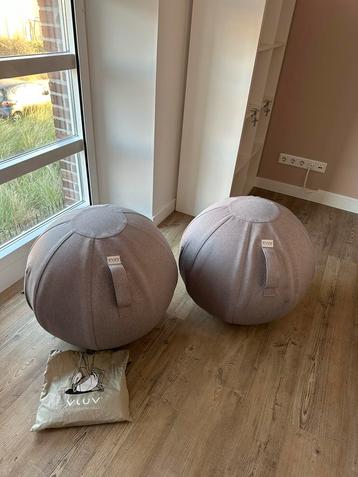 Vluv zitbal 65cm taupe stof beschikbaar voor biedingen