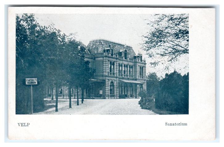 Velp, Sanatorium, Verzamelen, Ansichtkaarten | Nederland, Ongelopen, Gelderland, Voor 1920, Verzenden