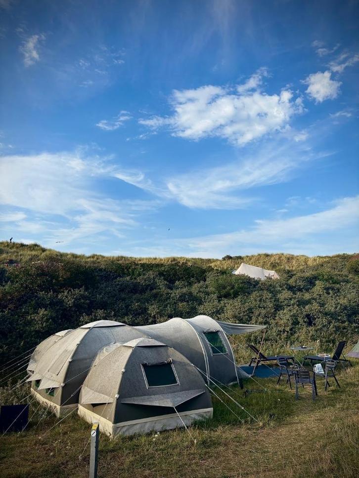 Karsten oppomptent combinatie Vlieland seizoensdoek Ten Cate, Caravans en Kamperen, Tenten, tot en met 6, Gebruikt, Ophalen