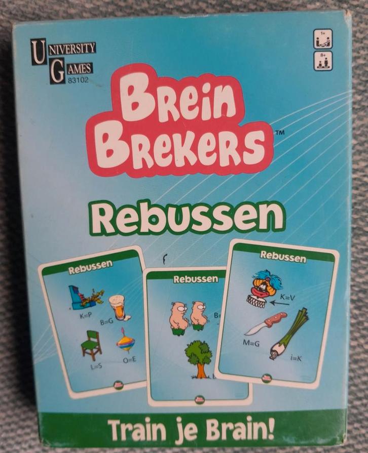 Brein Brekers - Rebussen - University Games, Hobby en Vrije tijd, Denksport en Puzzels, Ophalen