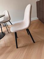 Teddy eetkamerstoelen, Huis en Inrichting, Stoelen, Ophalen, Zo goed als nieuw, Wit, Vier