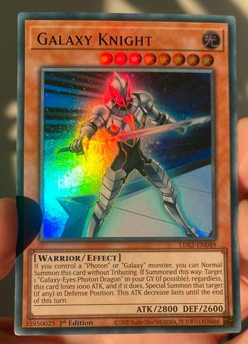 Yu-Gi-Oh! Galaxy Knignt LDS2 1st Edition ! beschikbaar voor biedingen