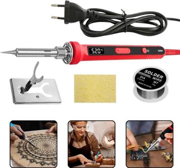 100W Digitale Soldeerbout Set- LCD Display beschikbaar voor biedingen