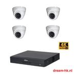8MP Dahua WizSense beveiligingscamera set/4CH DVR+4x camera, Ophalen of Verzenden, Nieuw, Buitencamera