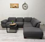 Hoekbank Grijs - Bezorging mogelijk, 125 cm of meer, 125 cm of meer, Ophalen of Verzenden, Zo goed als nieuw