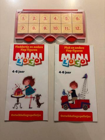 Mini Loco set 4-6 jaar doosje en 2 boekjes Floddertje Pluk! beschikbaar voor biedingen