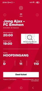 Ajax Fc Emmen, Tickets en Kaartjes, Eén persoon