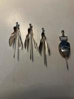 Haring knijpertjes 4 stuks voor vis liefhebber, Ophalen of Verzenden, Zilver