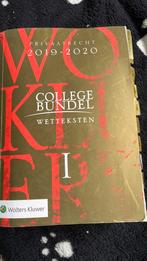 Henk Snijders - Wolters Kluwer Collegebundel 2019-2020, Boeken, Ophalen of Verzenden, Zo goed als nieuw, Henk Snijders; Henk Kummeling