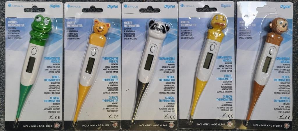 Partij van 96 Impuls koorts thermometers flexi tip, Diversen, Verpleegmiddelen, Nieuw, Ophalen of Verzenden
