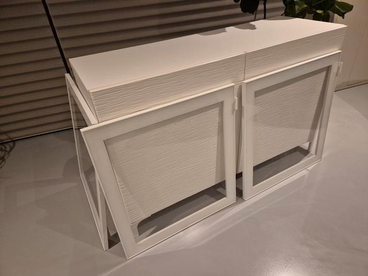 3 Besta Glassvik deuren wit 60x64 zgan, Huis en Inrichting, Kasten | Dressoirs, Zo goed als nieuw, 50 tot 100 cm, Minder dan 25 cm
