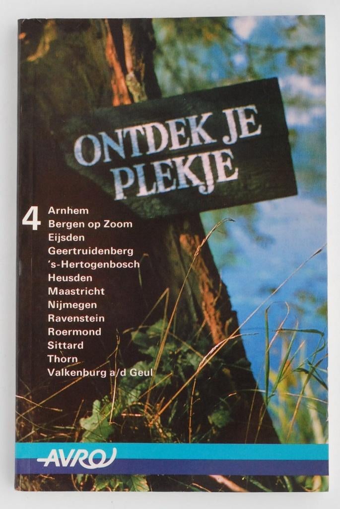 AVRO Ontdek je Plekje 4 (1989), Boeken, Verzenden, 20e eeuw of later, Zo goed als nieuw
