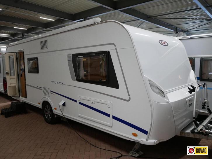 LMC Vivo 532 k Mover Luifel Fietsenrek, Caravans en Kamperen, Caravans, Bedrijf, tot en met 6, 1250 - 1500 kg, Rondzit, LMC en Münsterland
