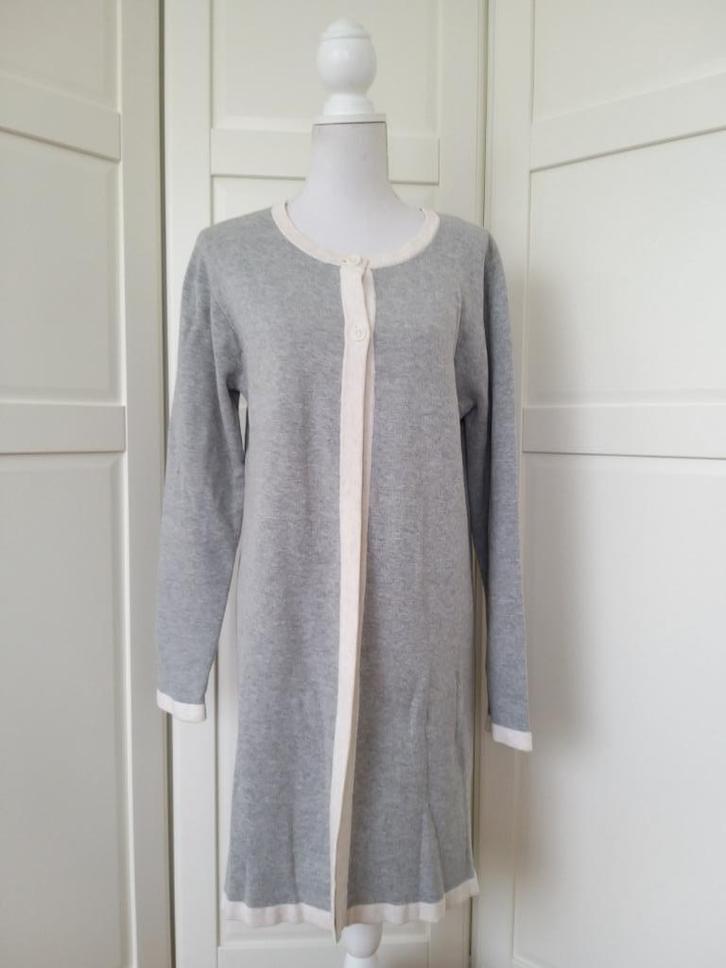 Susskind licht grijs lang sweat vest, maat M (valt als L), Kleding | Dames, Truien en Vesten, Gedragen, Maat 38/40 (M), Grijs
