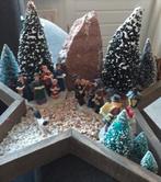 Kerststuk zangkoor, orkestje, bomen ,stenen incl verlichting, Ophalen of Verzenden, Nieuw