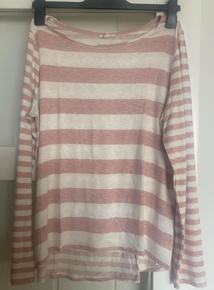 Mooie Esprit trui/top & Gratis pantoffels, Kleding | Dames, Truien en Vesten, Zo goed als nieuw, Maat 42/44 (L), Roze, Ophalen of Verzenden