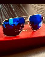 CARTIER “ BLUE&BEYOND “ CT0270S- 009 cat1-3, Sieraden, Tassen en Uiterlijk, Zonnebrillen en Brillen | Heren, Ophalen of Verzenden