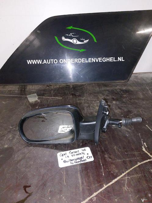 Opel Corsa C 1.2 buitenspiegel lv handbediend '06, Auto-onderdelen, Spiegels, Gebruikt, Ophalen of Verzenden
