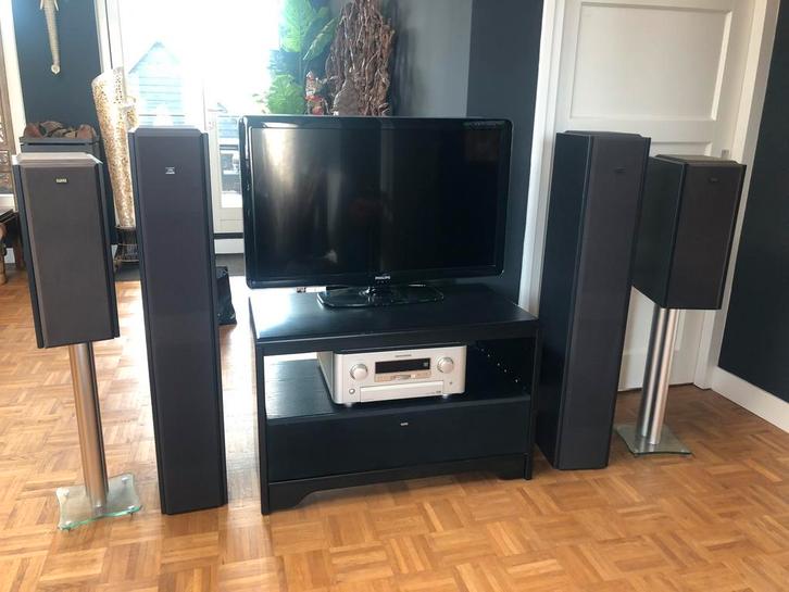 Pied Piper surround, Audio, Tv en Foto, Home Cinema-sets, Zo goed als nieuw, Overige spelers, 5.1-systeem, 70 watt of meer, Overige merken
