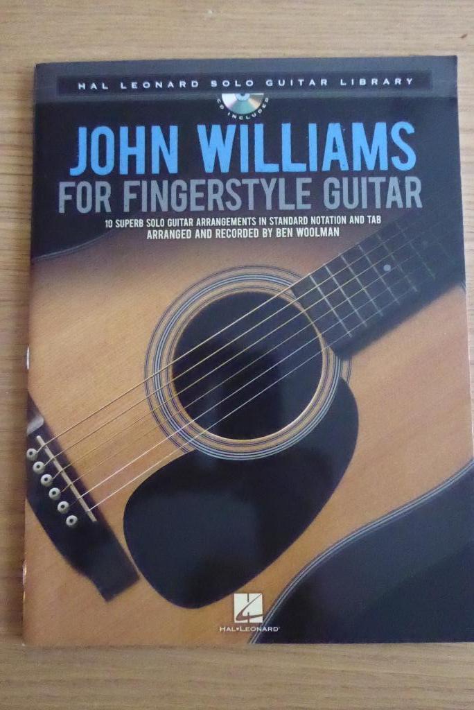 John Williams - for fingerstyle guitar + CD, Muziek en Instrumenten, Bladmuziek, Zo goed als nieuw, Les of Cursus, Gitaar, Verzenden