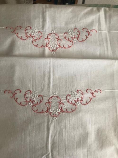 3 sets Walra kussenslopen retro vintage brocante, Huis en Inrichting, Slaapkamer | Beddengoed, Zo goed als nieuw, Hoeslaken of Sloop